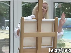 LACEYSTARR - Artistic GILF creampied after blowage